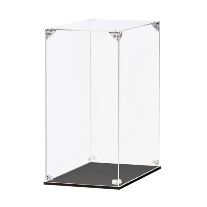 Boîte de présentation transparente anti-poussière pour Serre-livres