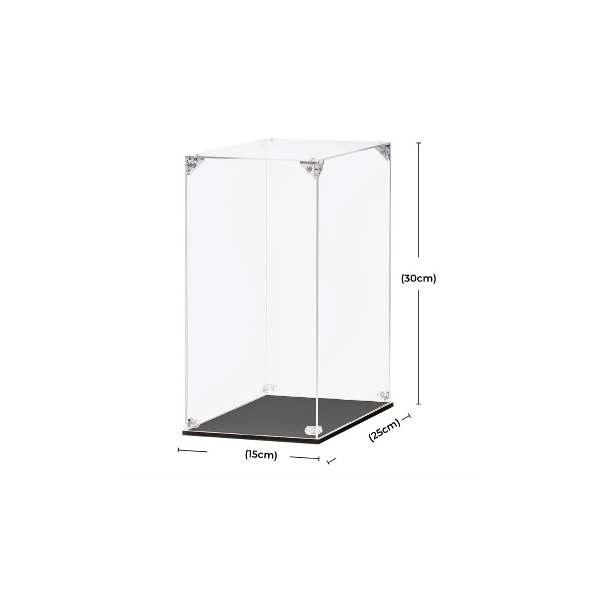 Boîte de présentation transparente anti-poussière pour Serre-livres