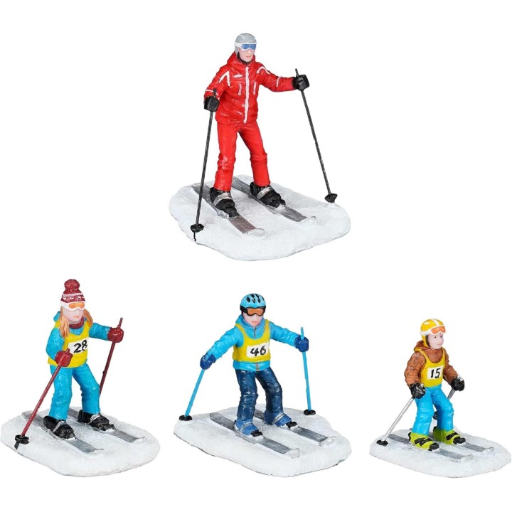 Moniteur et enfants à ski LUVILLE Lot de 4